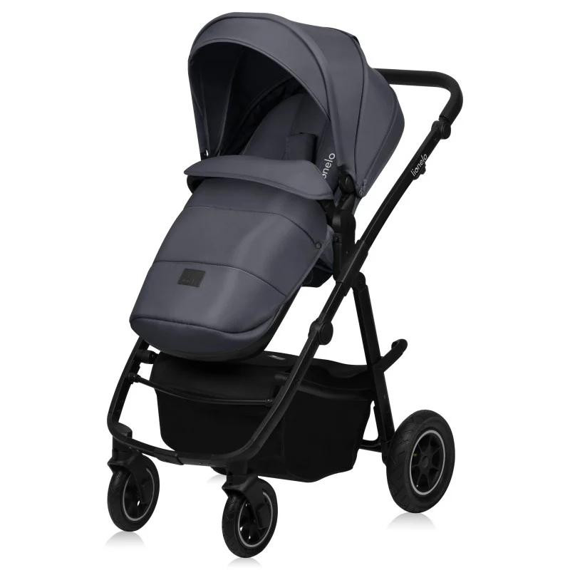 Універсальна коляска 3 в 1 Lionelo Amber Plus Grey Graphite