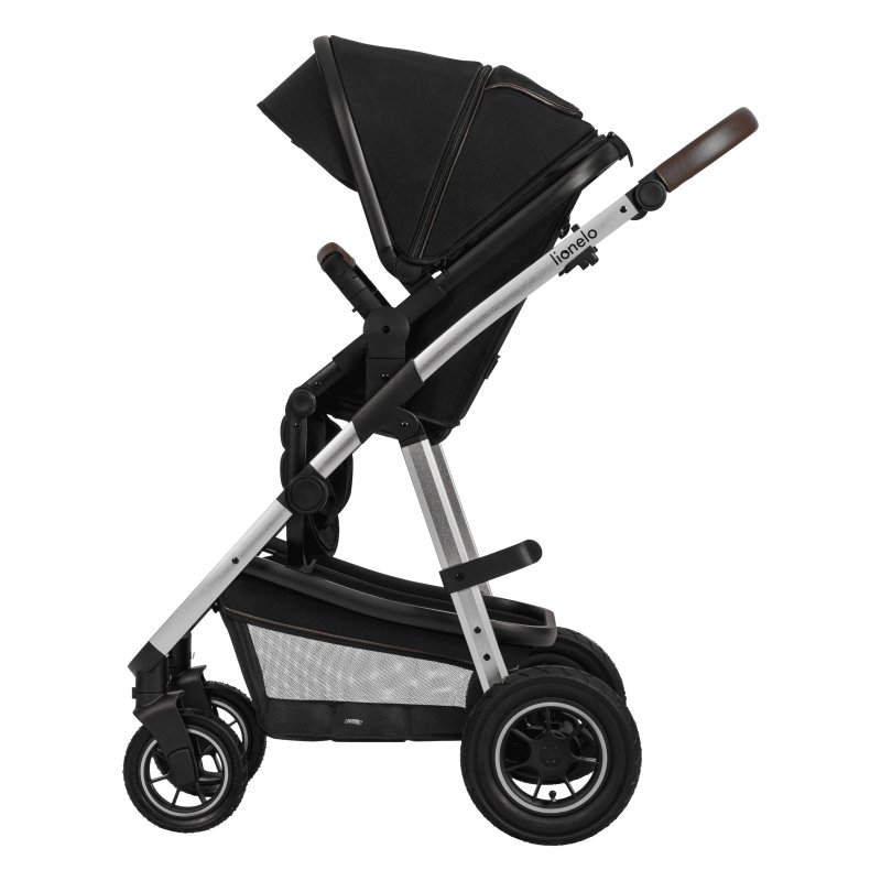 Універсальна коляска 3 в 1 Lionelo Amber Black Silver