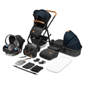 Універсальна коляска 3 в 1 Lionelo Amber Blue Navy