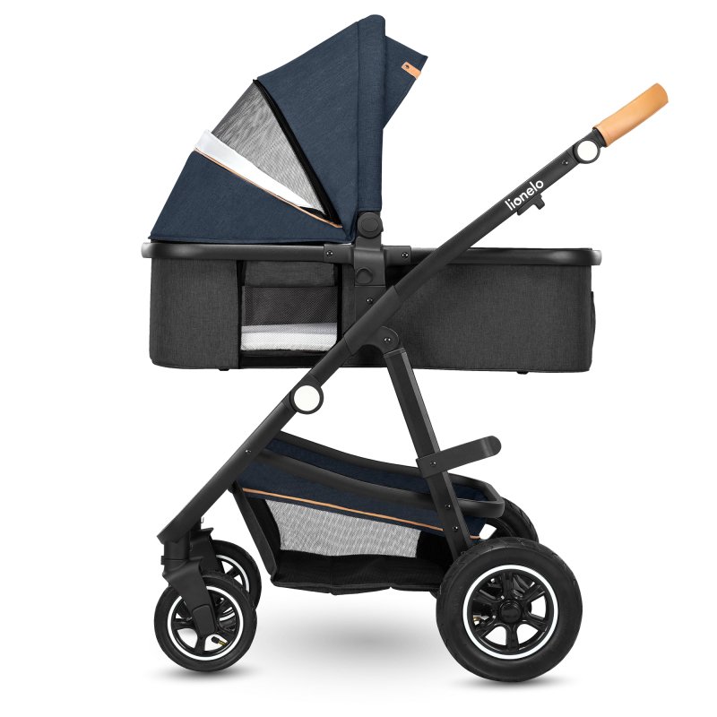 Універсальна коляска 3 в 1 Lionelo Amber Blue Navy