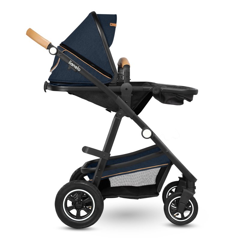 Універсальна коляска 3 в 1 Lionelo Amber Blue Navy