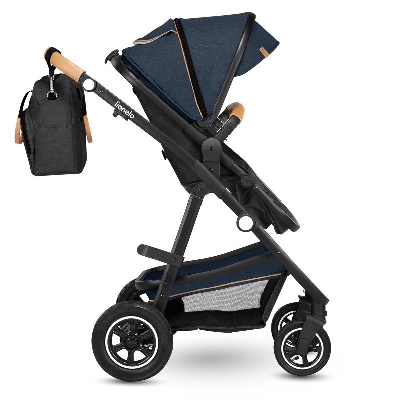Універсальна коляска 3 в 1 Lionelo Amber Blue Navy