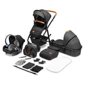 Універсальна коляска 3 в 1 Lionelo Amber Grey Graphite