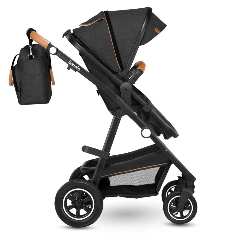 Універсальна коляска 3 в 1 Lionelo Amber Grey Graphite