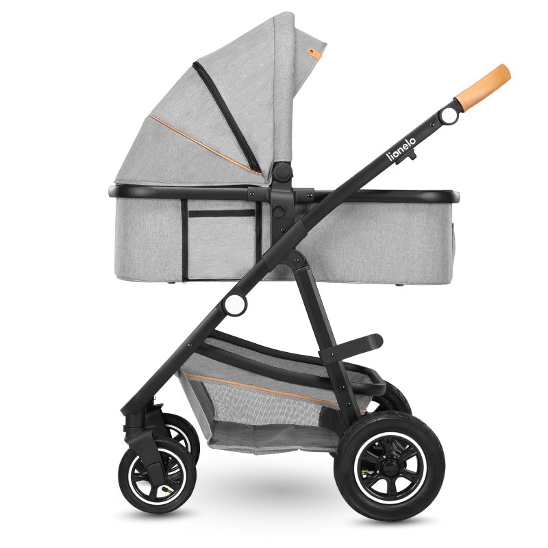 Універсальна коляска 2 в 1 Lionelo Amber сірий