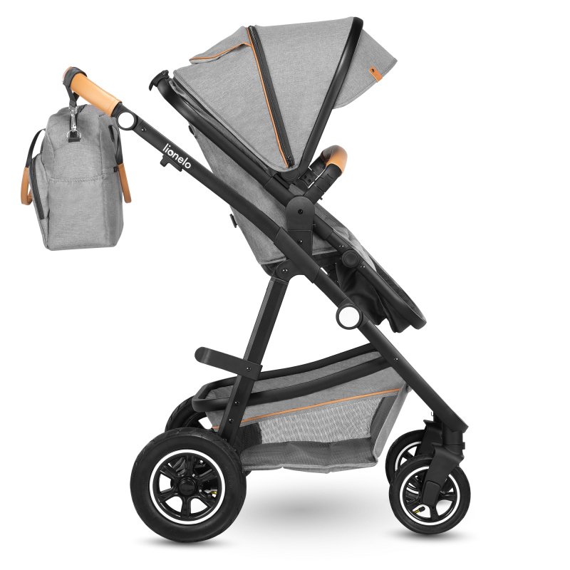 Універсальна коляска 2 в 1 Lionelo Amber сірий