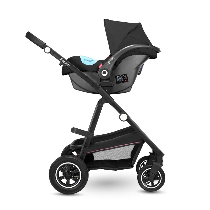 Універсальна коляска 3 в 1 Lionelo Amber Pink Rose