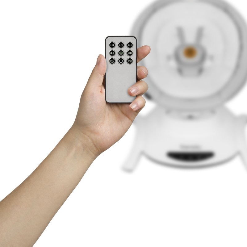 Шезлонг Lionelo Bella Grey Concrete Крісло-гойдалка