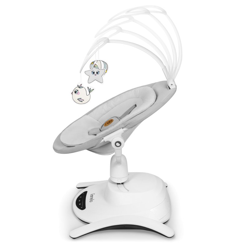 Шезлонг Lionelo Bella Grey Concrete Крісло-гойдалка