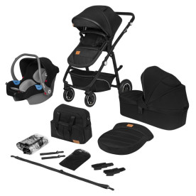 Універсальна коляска 3 в 1 Lionelo Bianka Black Onyx