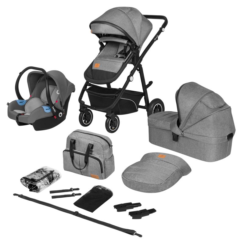 Універсальна коляска 3 в 1 Lionelo Bianka Grey Stone