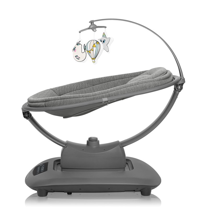 Крісло-гойдалка Lionelo Blossom Grey Concrete