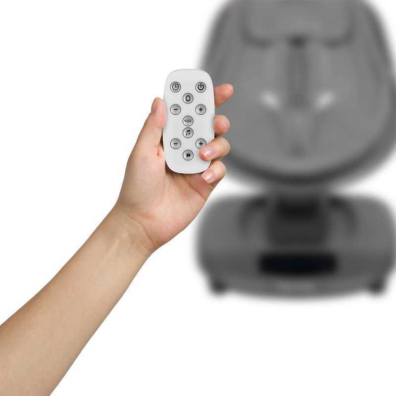 Крісло-гойдалка Lionelo Blossom Grey Concrete