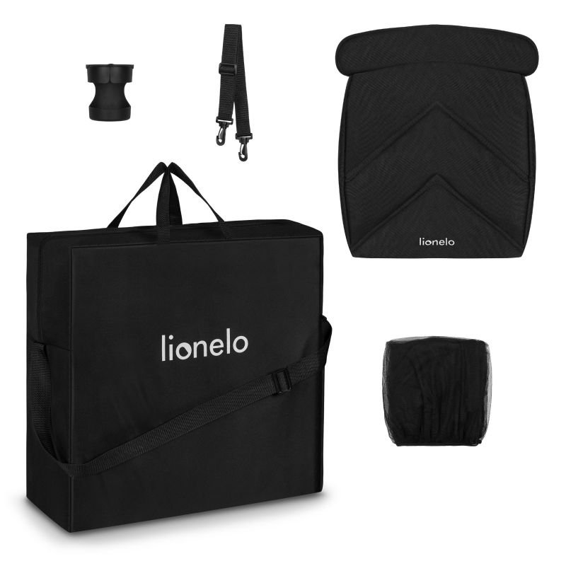 Прогулянкова коляска Lionelo Cloe Black Onyx
