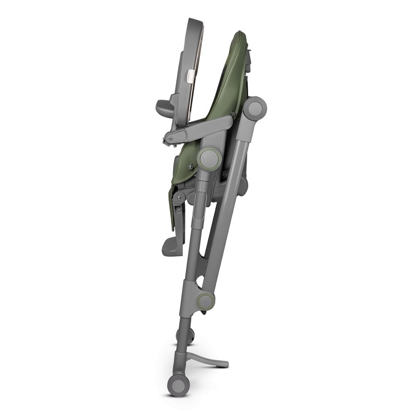 Стілець Lionelo Cora Plus Green Olive - для годування з функцією лежака