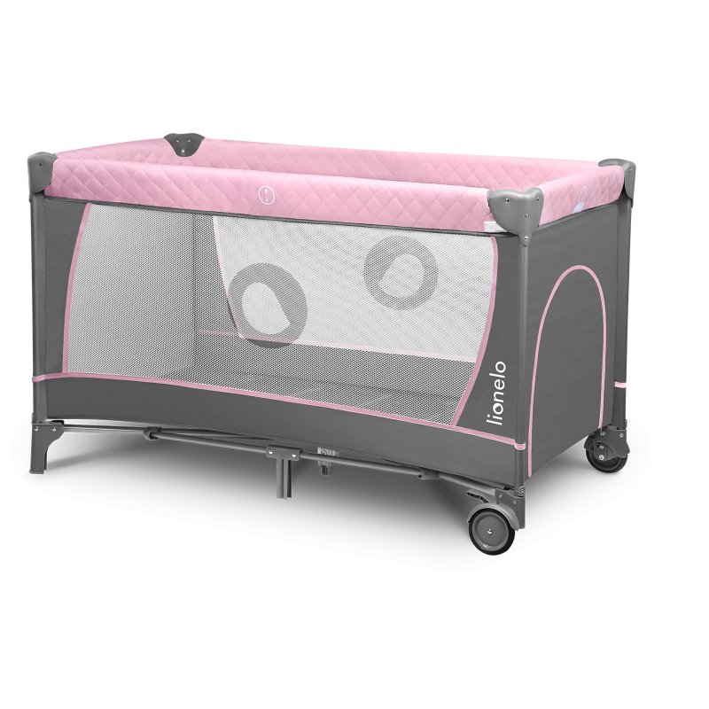 Ліжечко Lionelo Flower Flamingo - Дитяче манеж