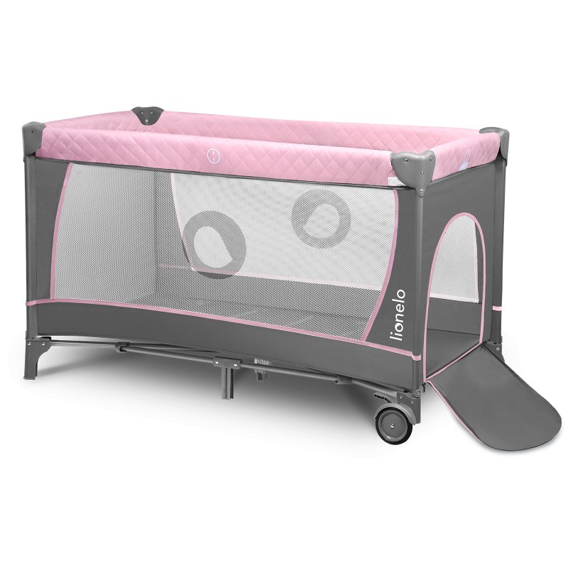 Ліжечко Lionelo Flower Flamingo - Дитяче манеж