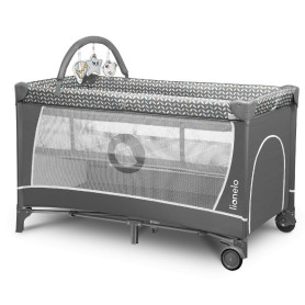 Ліжечко Lionelo Flower Grey Scandi - Манеж