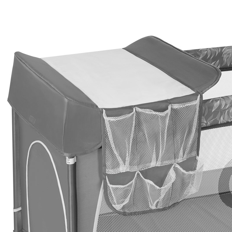 Ліжечко Lionelo Flower Grey Stone - Дитяче манеж