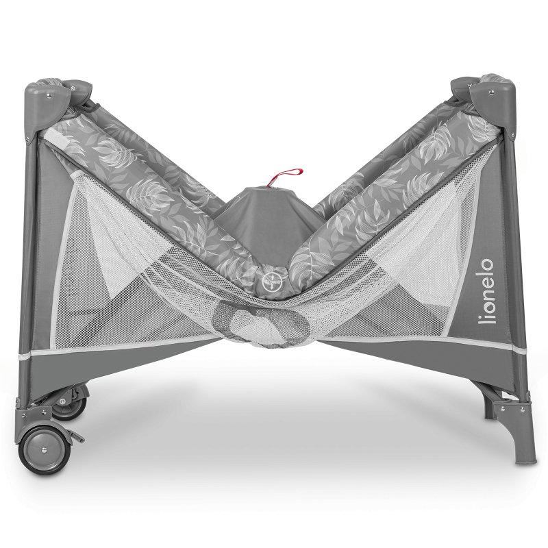 Ліжечко Lionelo Flower Grey Stone - Дитяче манеж