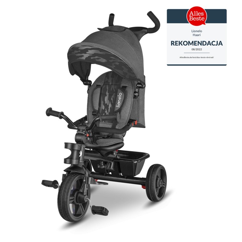 Велосипед Lionelo Haari Stone Grey - триколісний велосипед