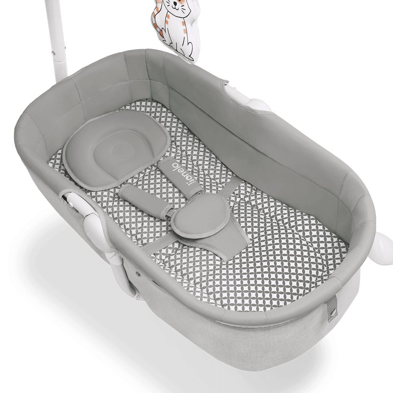 Шезлонг Lionelo Henny Grey Dove Колисковий центр