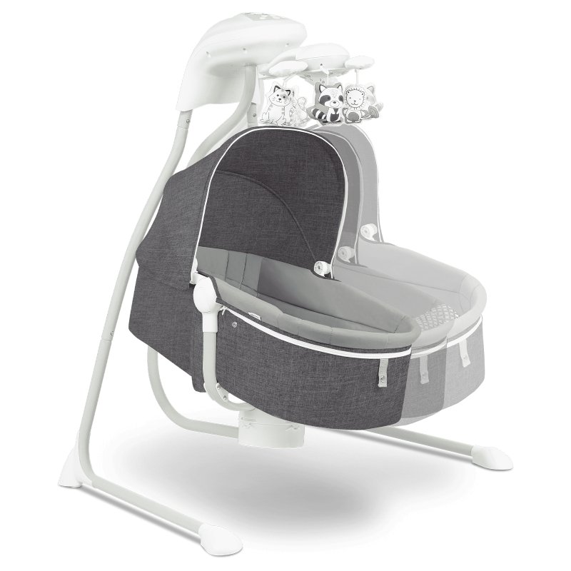 Шезлонг Lionelo Henny Grey Stone Колисковий центр