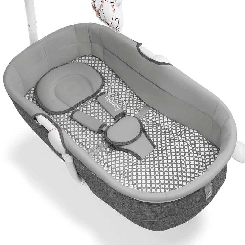 Шезлонг Lionelo Henny Grey Stone Колисковий центр