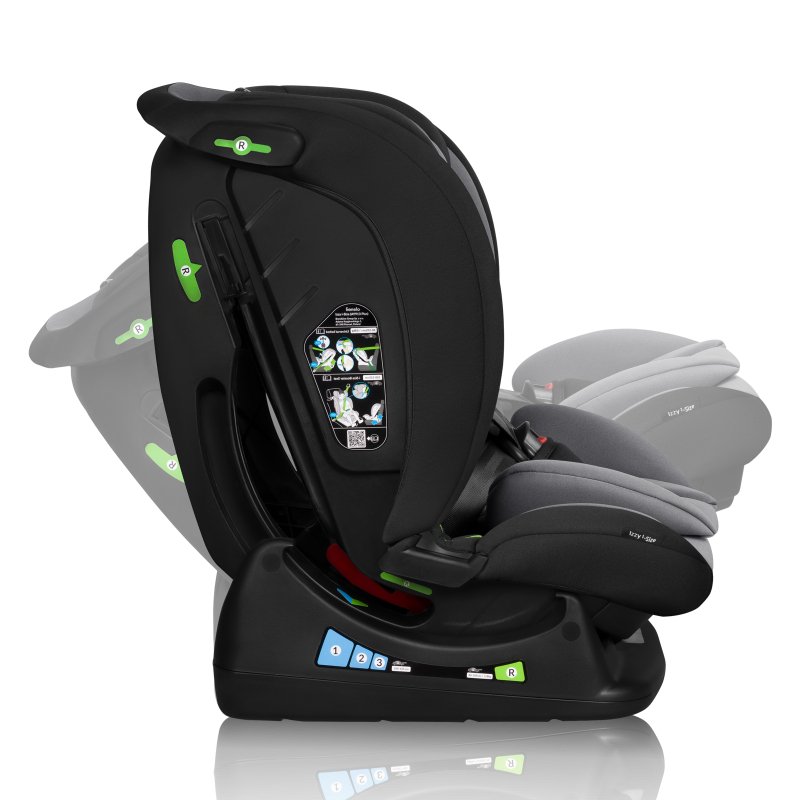 Автокрісло Lionelo Izzy I-Size Black Grey