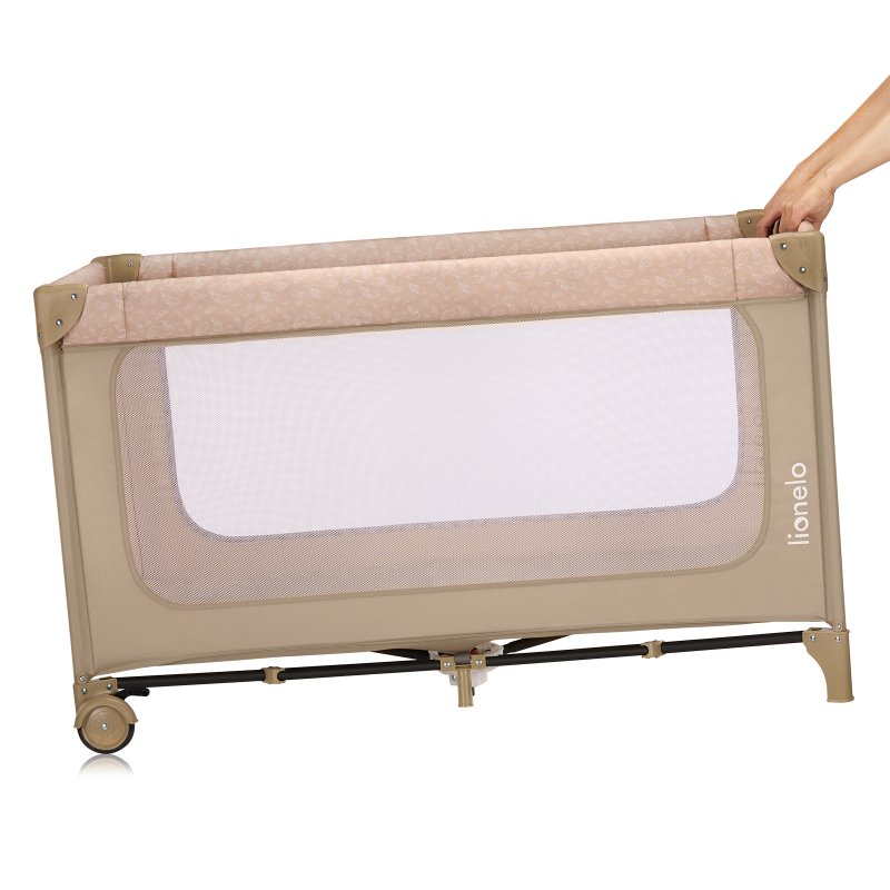 Ліжечко Lionelo Jasmin Easy Fold Beige Sand Дитяче 2 в 1