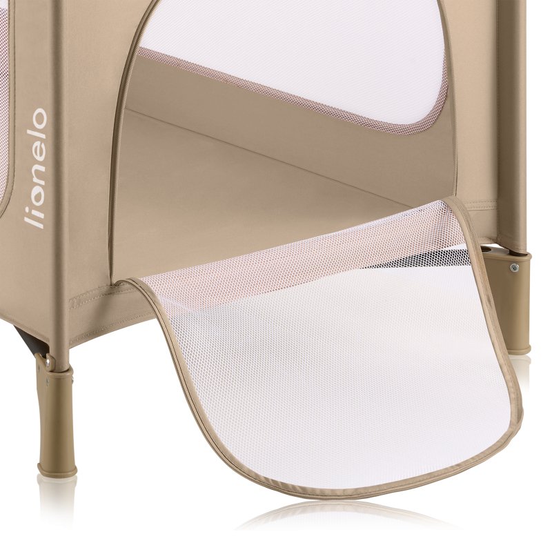 Ліжечко Lionelo Jasmin Easy Fold Beige Sand Дитяче 2 в 1