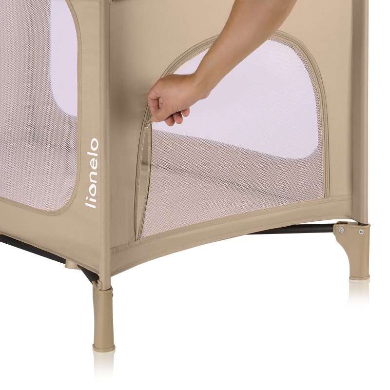 Ліжечко Lionelo Jasmin Easy Fold Beige Sand Дитяче 2 в 1