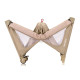 Ліжечко Lionelo Jasmin Easy Fold Beige Sand Дитяче 2 в 1