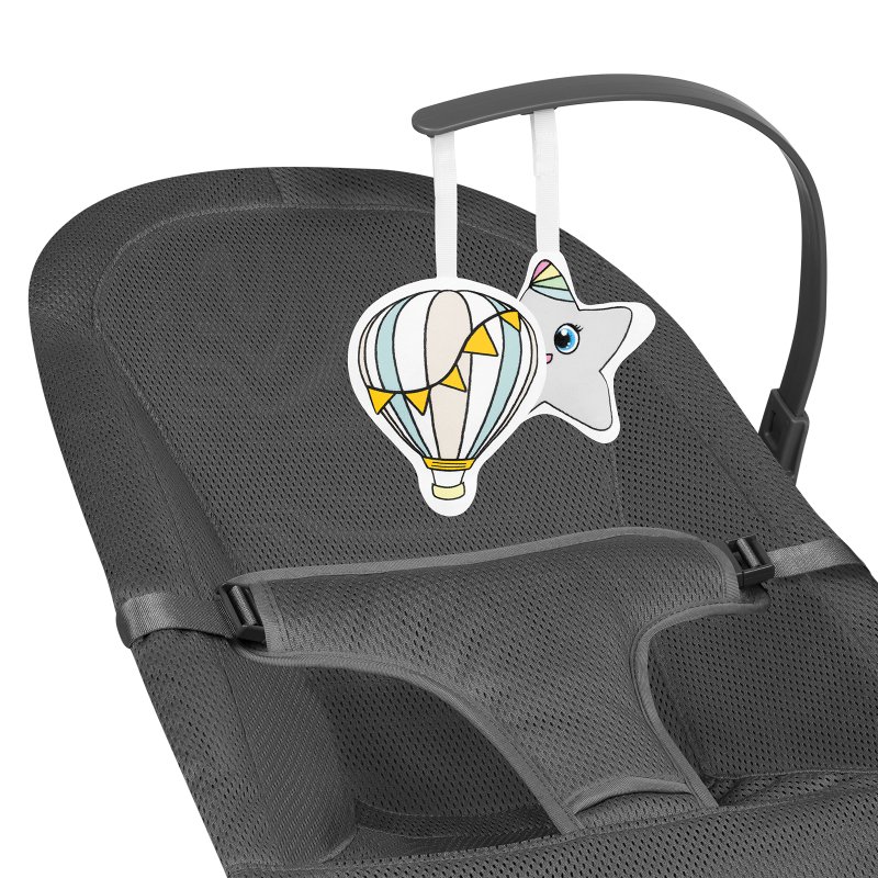 Шезлонг Lionelo June Air Grey Graphite Крісло-гойдалка