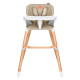 Стілець Lionelo Koen Beige Sand - для годування
