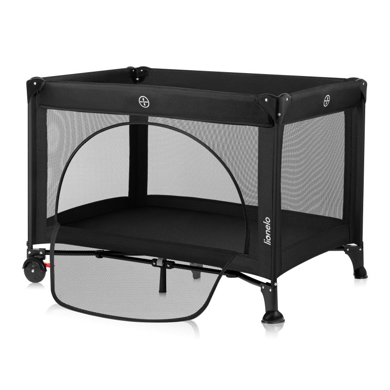 Манеж Lionelo Laura Black Carbon Дитячий