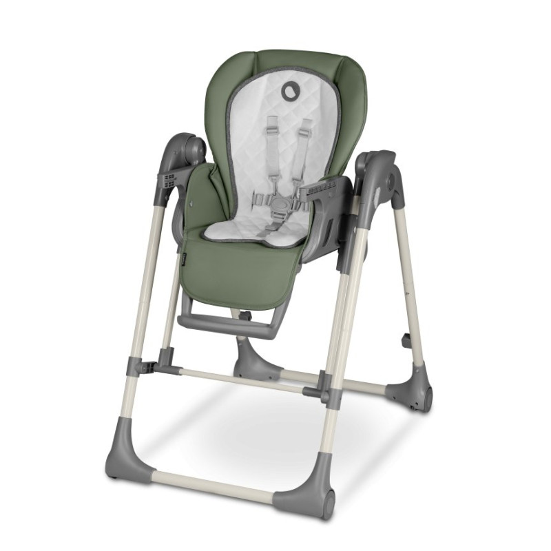 Шезлонг Lionelo Laurice Green Olive Стільчик для годування з функцією гойдалки