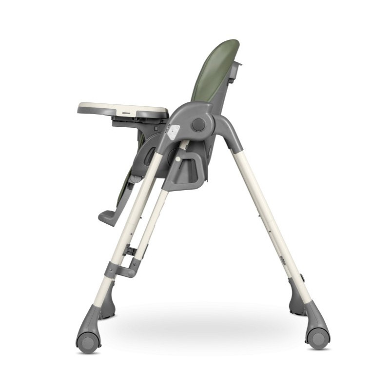 Шезлонг Lionelo Laurice Green Olive Стільчик для годування з функцією гойдалки