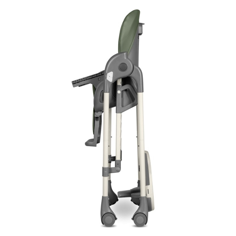 Шезлонг Lionelo Laurice Green Olive Стільчик для годування з функцією гойдалки