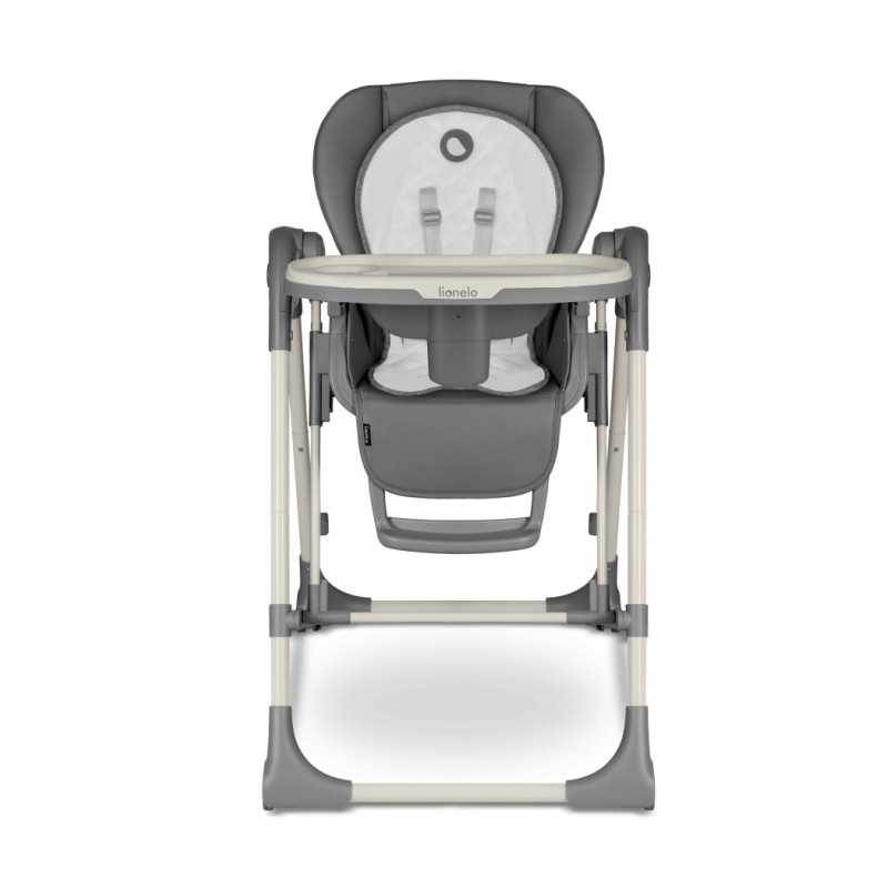 Шезлонг Lionelo Laurice Grey Stone Стільчик для годування з функцією гойдалки