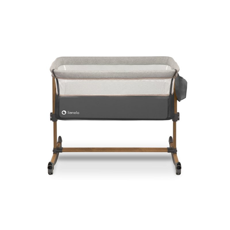 Ліжечко Lionelo Leonie Grey Stone - Приставне