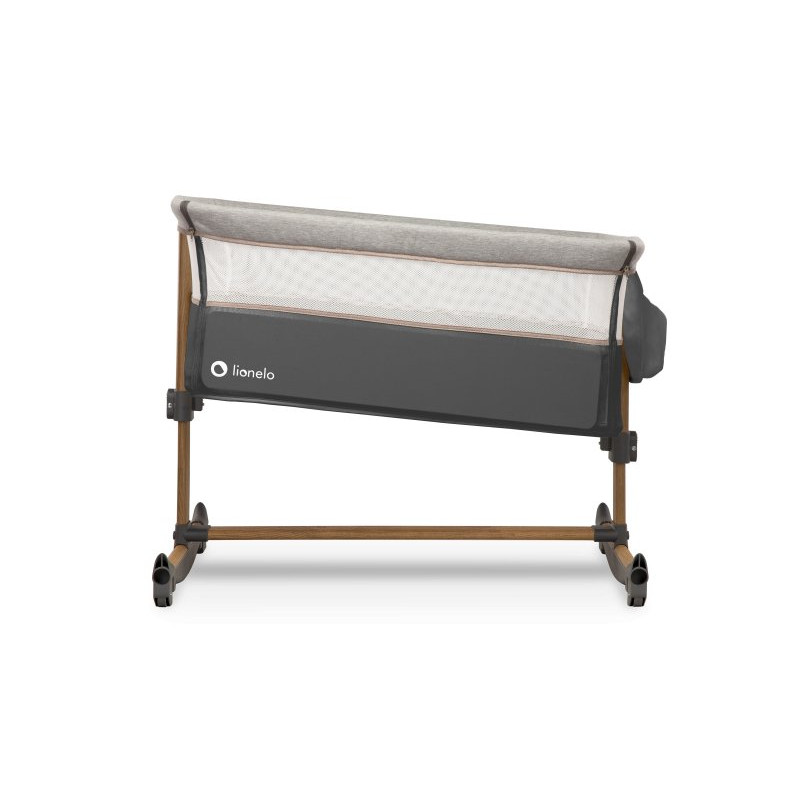 Ліжечко Lionelo Leonie Grey Stone - Приставне