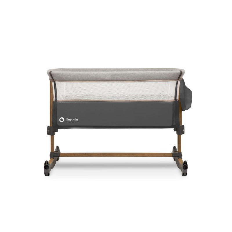 Ліжечко Lionelo Leonie Grey Stone - Приставне