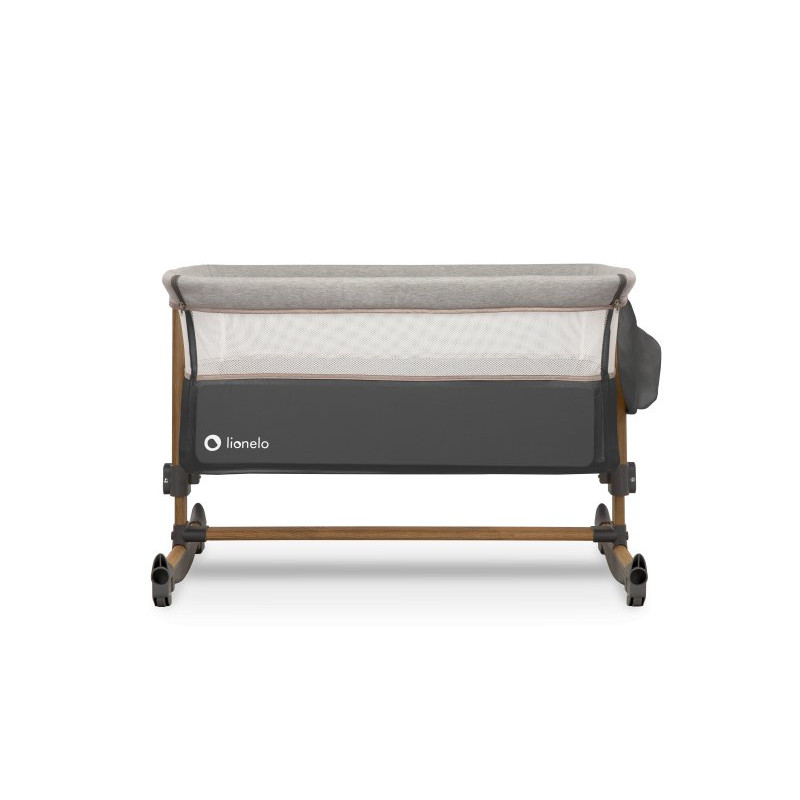 Ліжечко Lionelo Leonie Grey Stone - Приставне