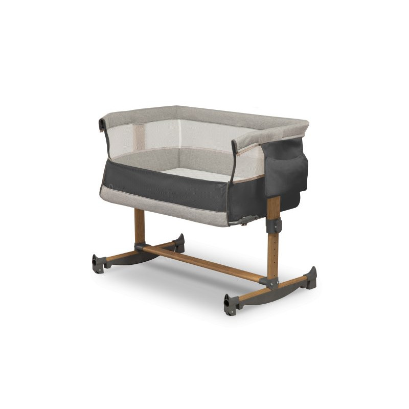 Ліжечко Lionelo Leonie Grey Stone - Приставне