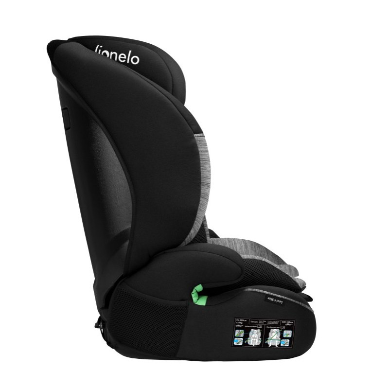 Автокрісло Lionelo Levi I-Size Black Grey