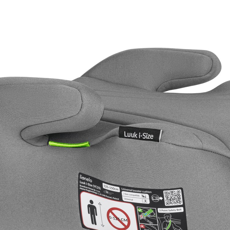 Автокрісло Lionelo Luuk I-Size Grey