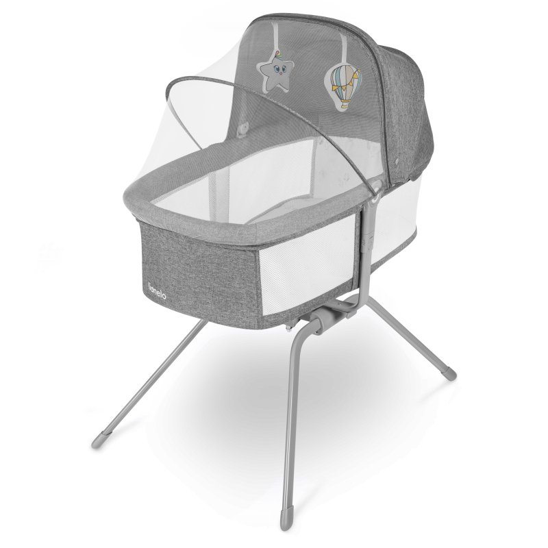 Ліжечко Lionelo Malin Grey Stone - з функцією колиски