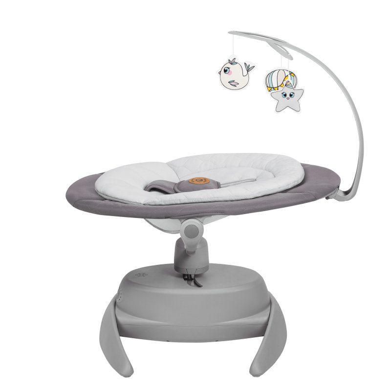 Крісло-гойдалка Lionelo Mell Grey Stone