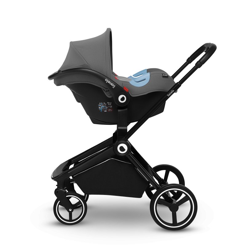 Універсальна коляска 3 в 1 Lionelo Mika Grey Stone